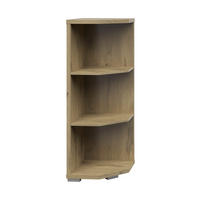 AKTENREGAL Eichefarben  - Eichefarben/Silberfarben, KONVENTIONELL, Holzwerkstoff/Kunststoff (39,5/109,7/39,5cm) - Voleo