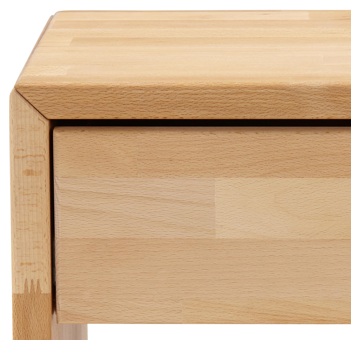 NACHTSCHRANK 40/40/33 cm Kernbuche massiv  - Kernbuche, KONVENTIONELL, Holz (40/40/33cm) - Boxxx