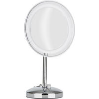 SCHMINKSPIEGEL 23/39,5/15 cm  - Chromfarben, Basics, Glas/Kunststoff (23/39,5/15cm) - Sadena