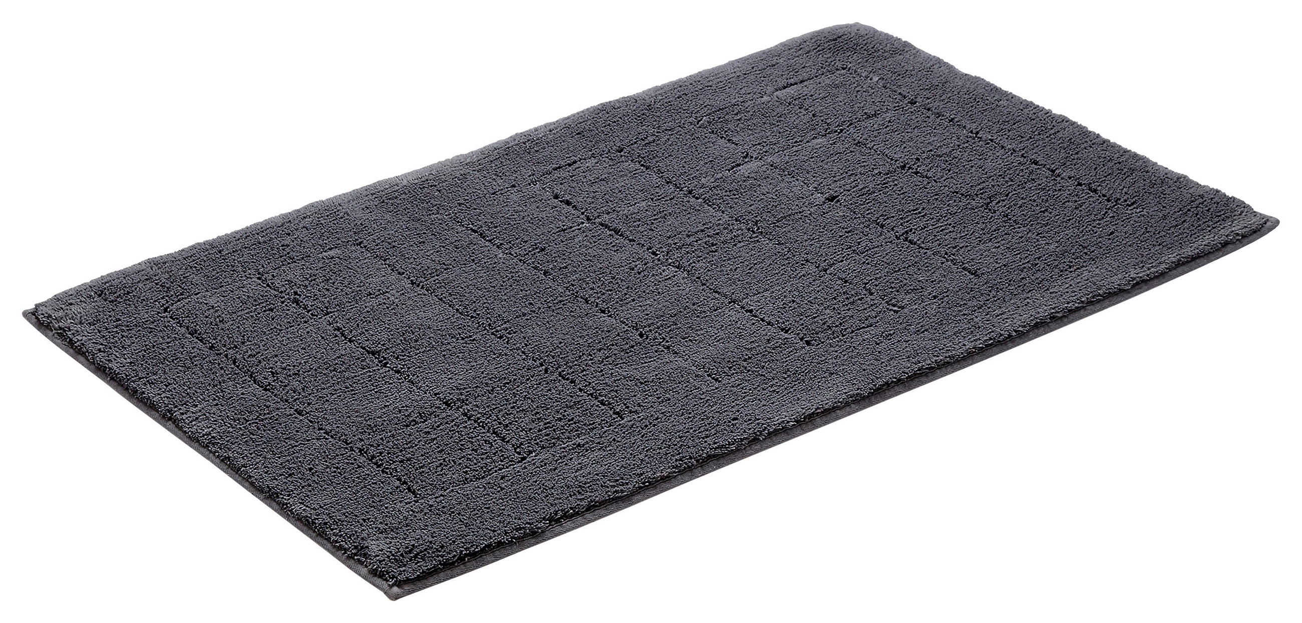 FÜRDŐSZOBASZŐNYEG  67/120 cm  sötétszürke   - sötétszürke, Basics, műanyag/textil (67/120cm) - Vossen