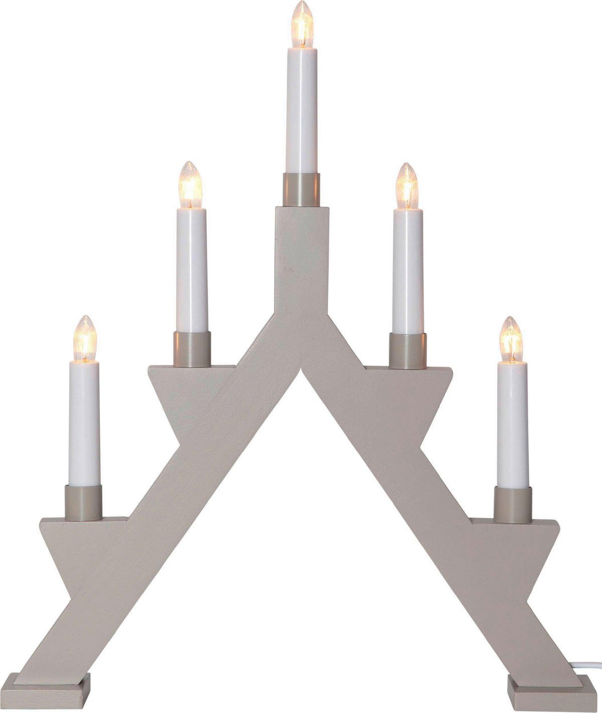 LED-DEKOLEUCHTE 42/7/34 cm   - Weiß/Grau, Basics, Holz/Kunststoff (42/7/34cm) - Eglo