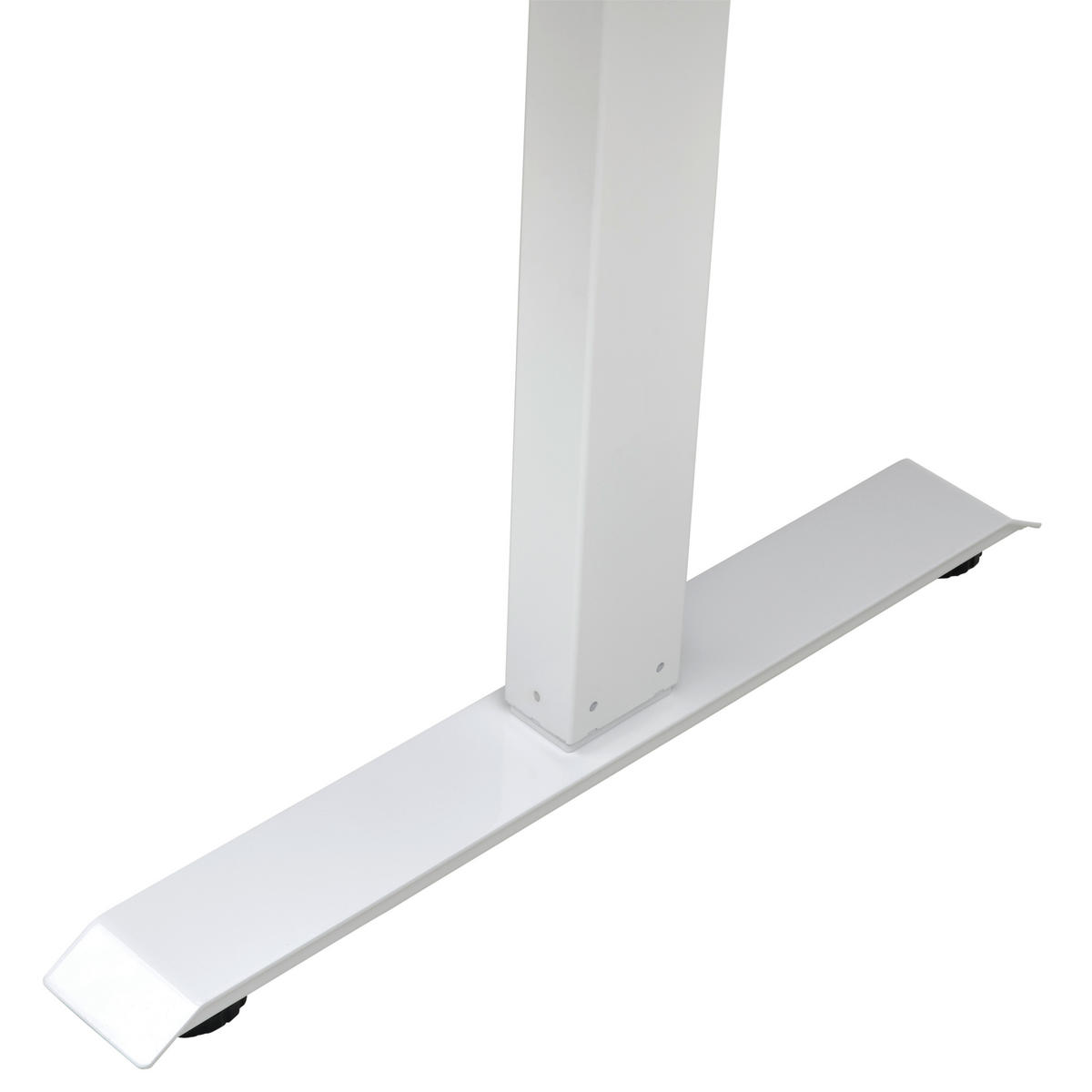SCHREIBTISCH  in Weiss, Walnussfarben  - Weiss/Walnussfarben, Modern, Holzwerkstoff/Metall (160/73-123/80cm) - Livetastic