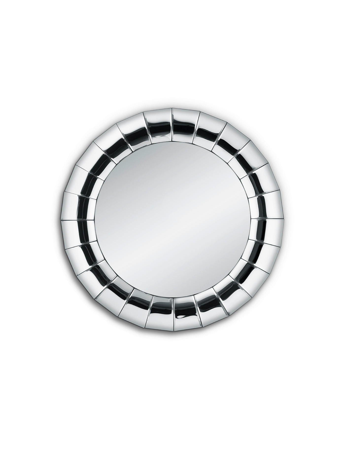 XXXLutz Wandspiegel Klar, Silber 80x80x4 cm