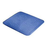 DUSCHEINLAGE - Blau, Basics, Kunststoff (55/55cm) - Kleine Wolke