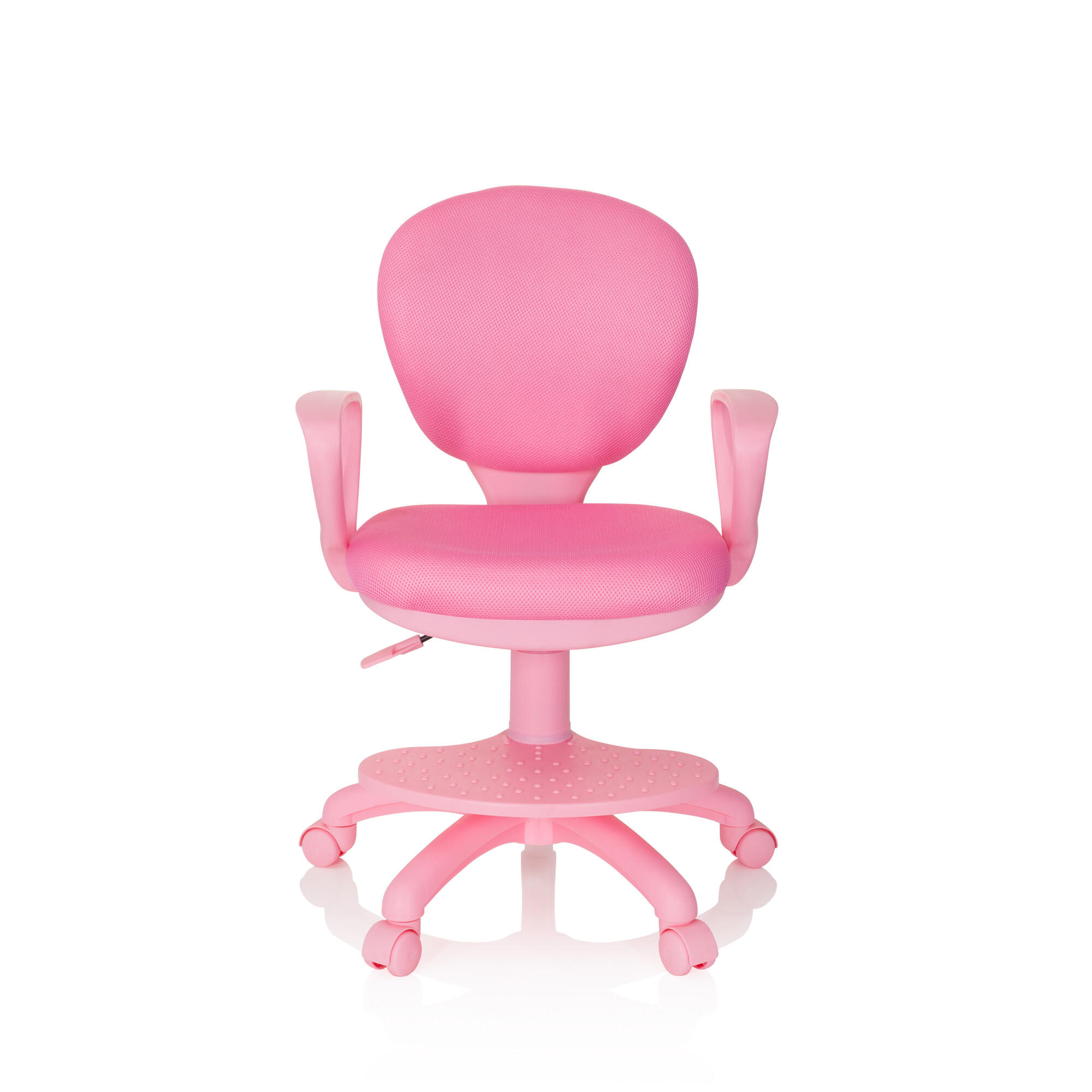JUGENDDREHSTUHL Pink  - Pink, Basics, Kunststoff (53/83-95/51cm) - MID.YOU