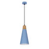 PENDELLEUCHTE 15/15/90 cm  - Schwarz/Hellblau, Trend, Metall (15/15/90cm)