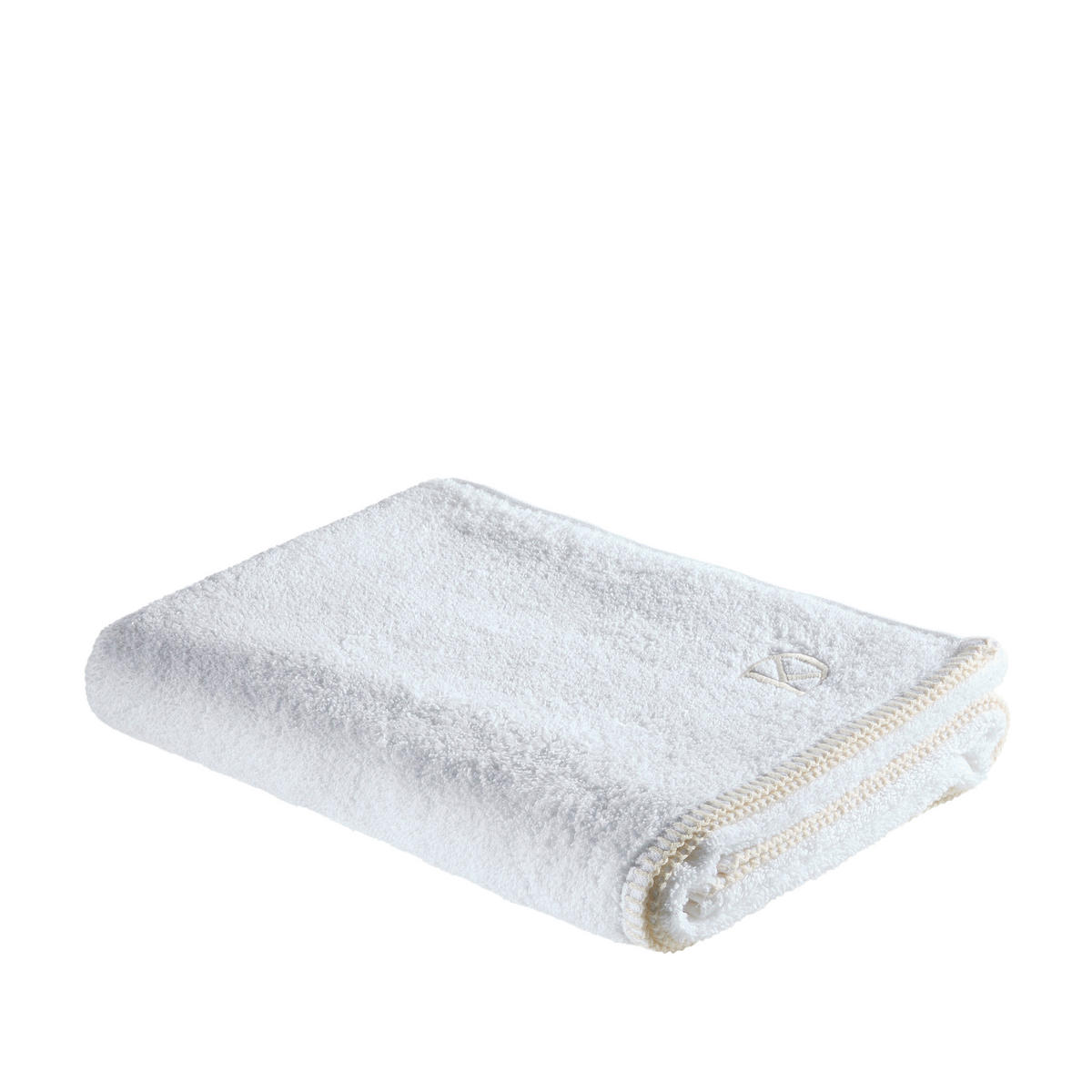 DUSCHTUCH BOLANO 70/140 cm  - Weiß, KONVENTIONELL, Textil (70/140cm) - Dieter Knoll