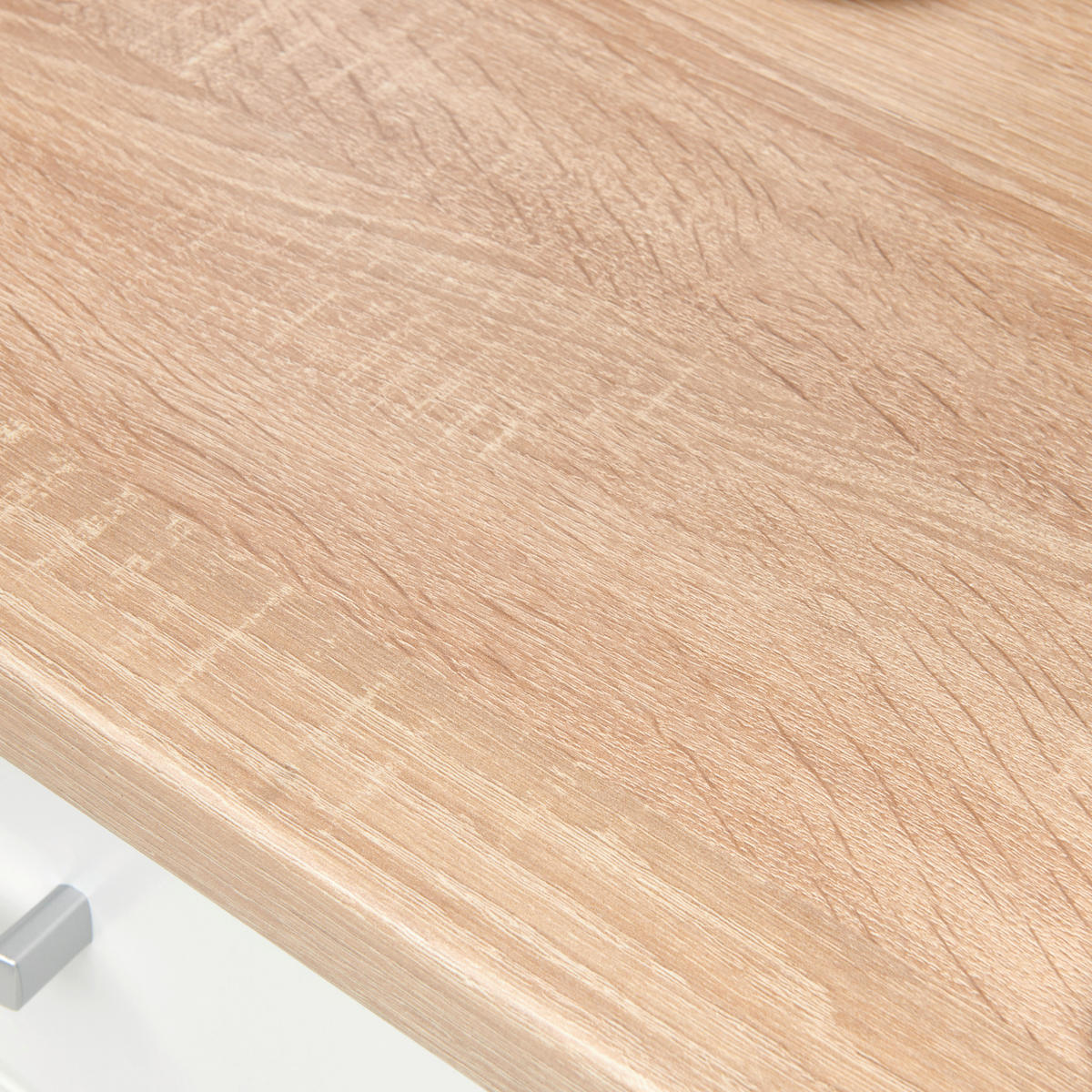 KÜCHENBLOCK 270 cm   in Weiß, Eichefarben  - Eichefarben/Weiß, Basics, Holzwerkstoff (270cm) - Respekta
