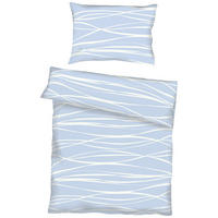BETTWÄSCHE Satin 140/200 cm  - Hellblau, KONVENTIONELL, Textil (140/200cm) - Kaeppel