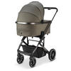 KOMBIKINDERWAGEN  Juntos  Teak  - Olivgrün, Basics (84/97,5/53,5cm) - Osann