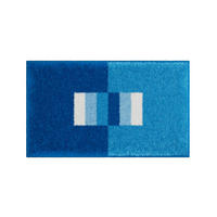 KÚPEĽŇOVÁ PREDLOŽKA, 65/115 cm - modrá, Basics, textil/plast (65/115cm) - Grund
