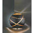 TISCHLEUCHTE - Chromfarben/Goldfarben, LIFESTYLE, Glas/Metall (50,0/50,0cm)