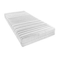 TASCHENFEDERKERNMATRATZE H2 CARRY MEDICA NOVA 90/200 cm Höhe ca. 20 cm  - Weiß, Basics, Textil (90/200cm) - Breckle