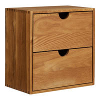 WANDREGAL  - Eichefarben, Basics, Holz (30/18/30cm)