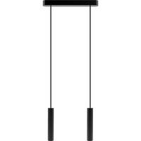 ZÁVESNÉ SVIETIDLO, 37/150 cm  - čierna, Design, drevo (37/150cm)