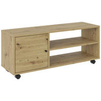 TV-ELEMENT 100/42/33,5 cm  - Anthrazit/Eiche Artisan, Basics, Holzwerkstoff/Kunststoff (100/42/33,5cm) - Boxxx