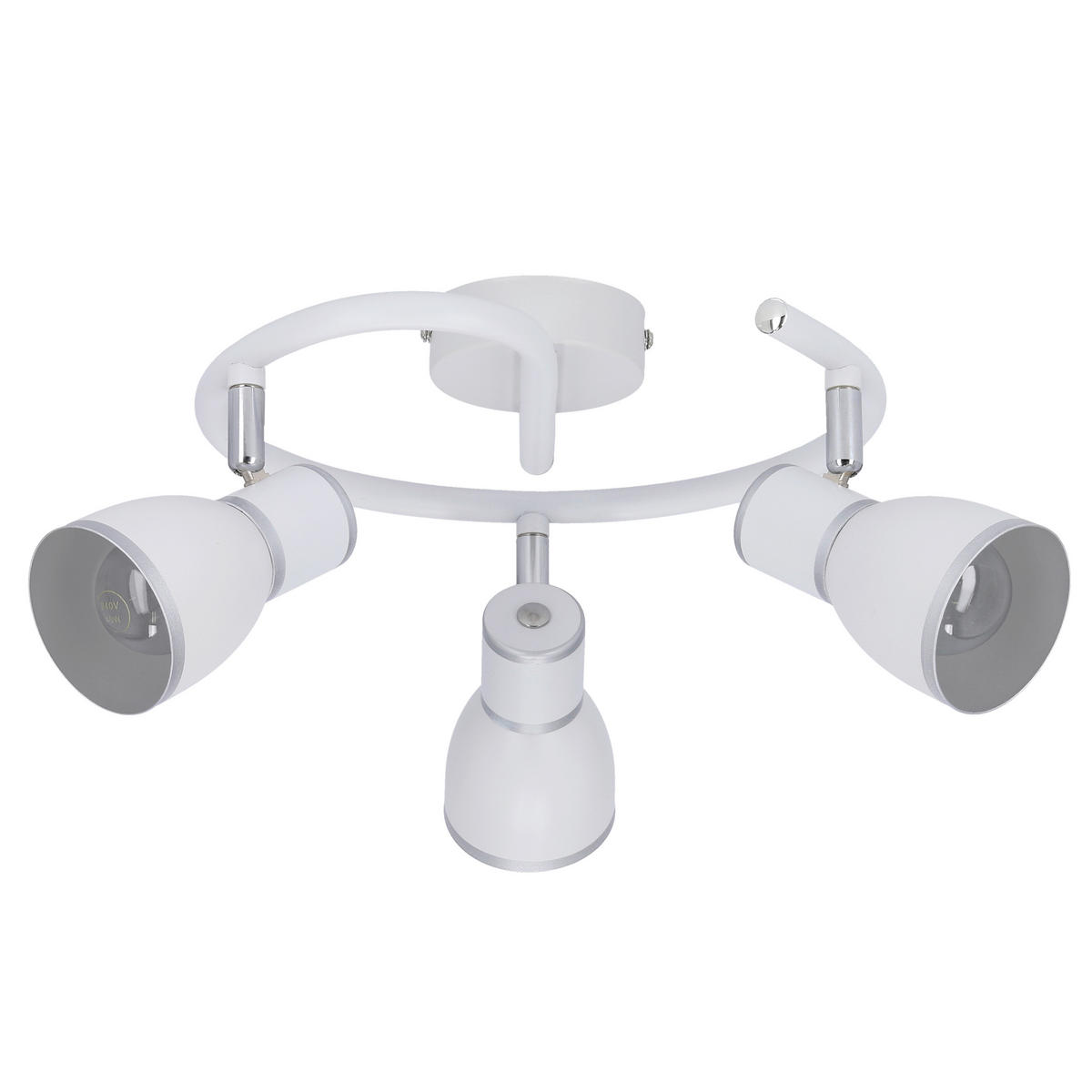 TAKLAMPA Fido 43/43/16 cm  - vit/kromfärg, Klassisk, metall (43/43/16cm)