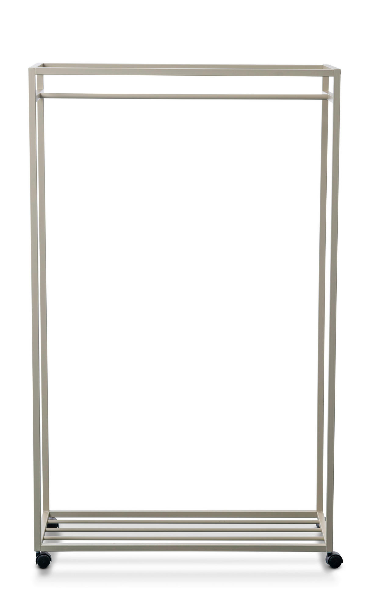 KLEIDERWAGEN in Creme 90/150/35 cm   - Creme, Basics, Kunststoff/Metall (90/150/35cm)