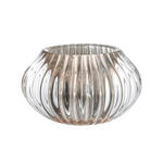 TEELICHTGLAS - Hellbraun, Trend, Glas (11/6,5cm) - Ambia Home