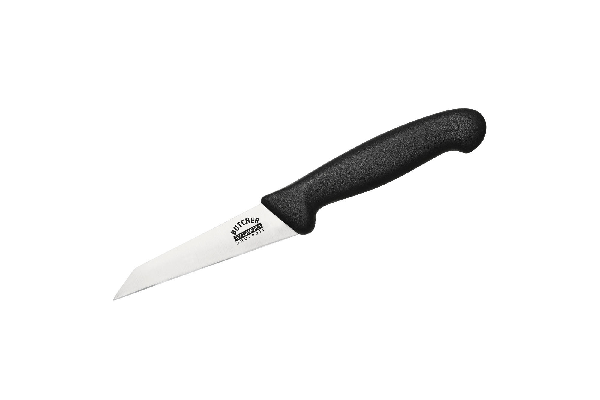 NOŽ ZA GULJENJE BUTCHER - srebrne boje/crna, Basics, metal/plastika (20cm) - Samura