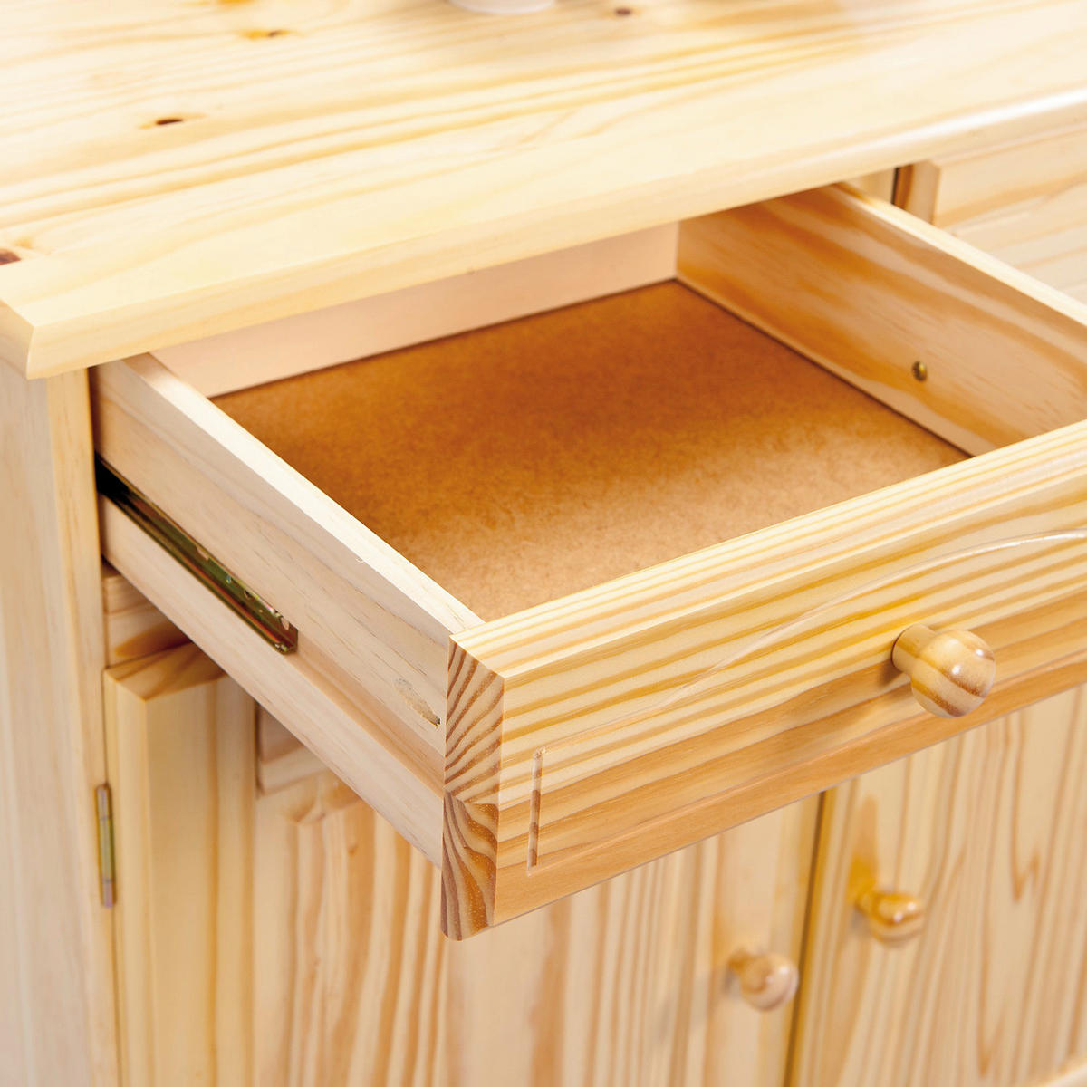 KOMMODE 130/87/43 cm  in Naturfarben  - Naturfarben, Lifestyle, Holz (130/87/43cm) - MID.YOU