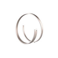 LED ASZTALI LÁMPA - nikkelszínű, Design, fém (45cm) - Cinque