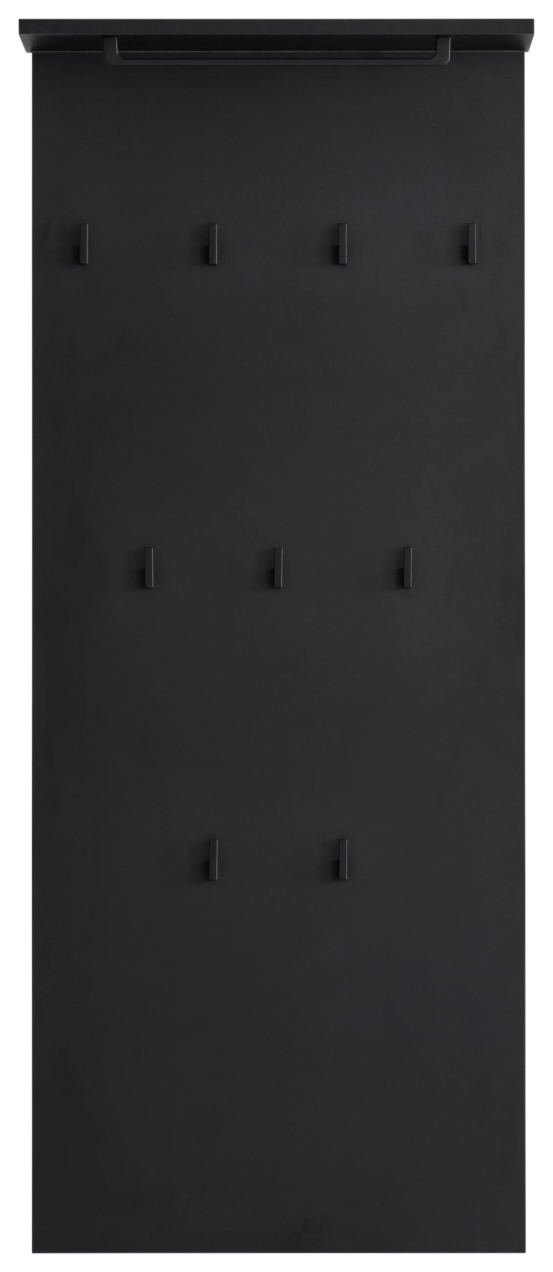 MID.YOU ŠATNÍ PANEL, černá, 50/110,6/20,9 cm