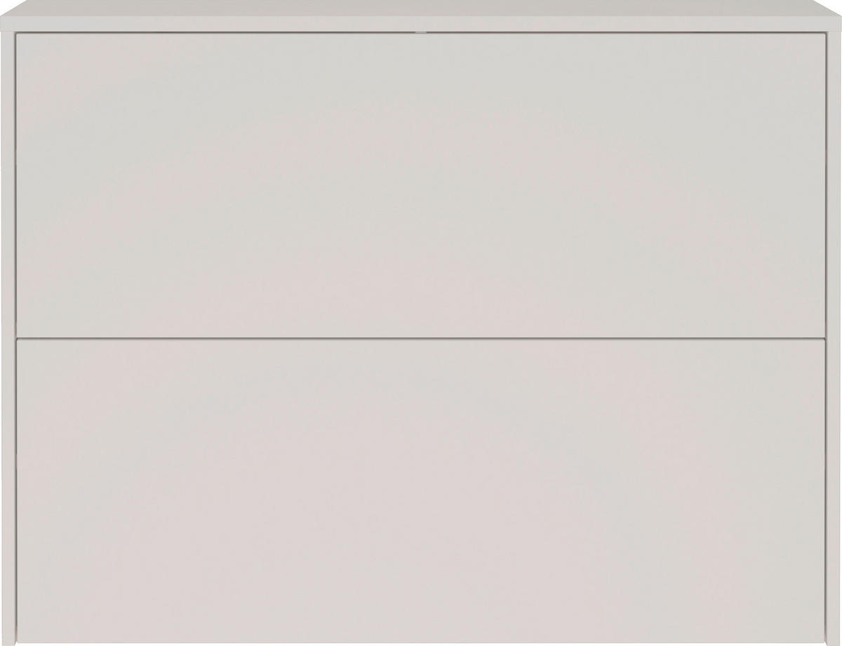 SCHUHSCHRANK GW-BINETTO  in 99/74/27 cm  - Eichefarben/Beige, Design, Holzwerkstoff (99/74/27cm) - Livetastic