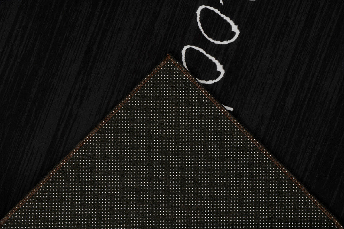 FLACHWEBETEPPICH 60/180 cm Schwarz  - Schwarz, Basics, Textil (60/180cm) - Kayoom