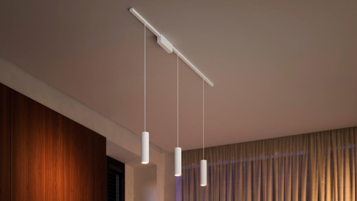 SCHIENENSYSTEM Perifo 171,5/28,8/2,6 cm   - Weiß, Basics, Metall (171,5/28,8/2,6cm) - Philips HUE