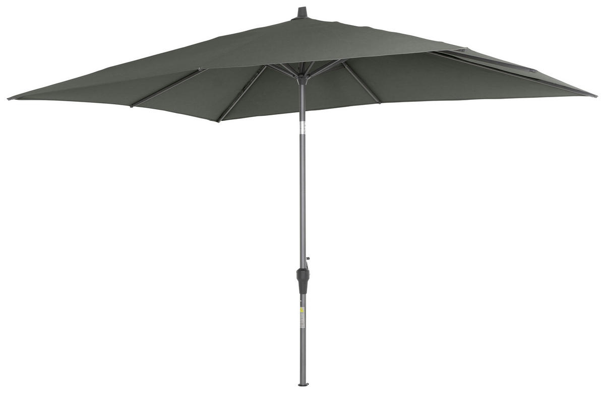 SONNENSCHIRM 300 cm  - Anthrazit/Olivgrün, KONVENTIONELL, Textil/Metall (300/200cm) - Siena Garden
