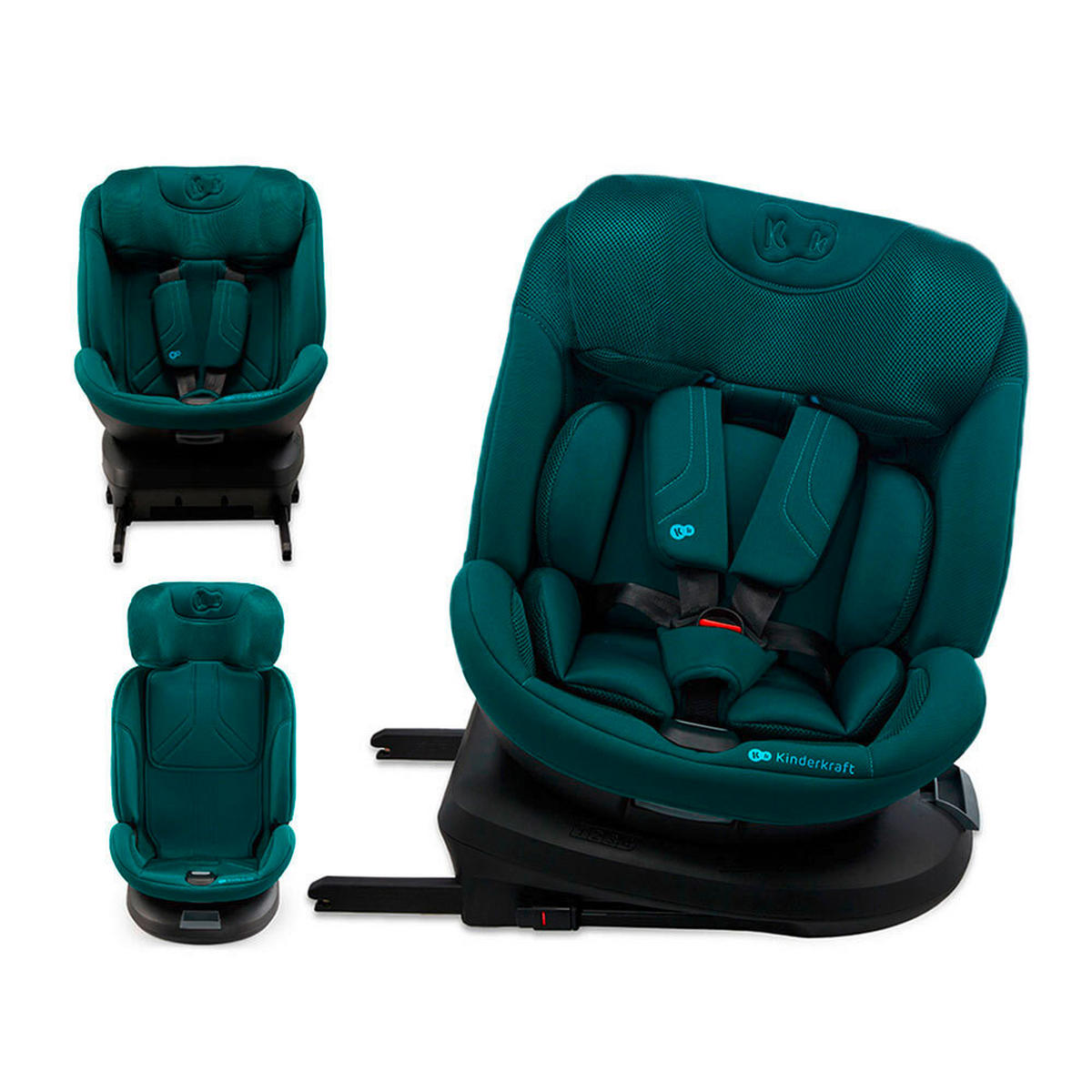 NOSILJKA ZA BEBE   - tamno zelena, Basics, tekstil/plastika (56/66/46cm) - kinderkraft