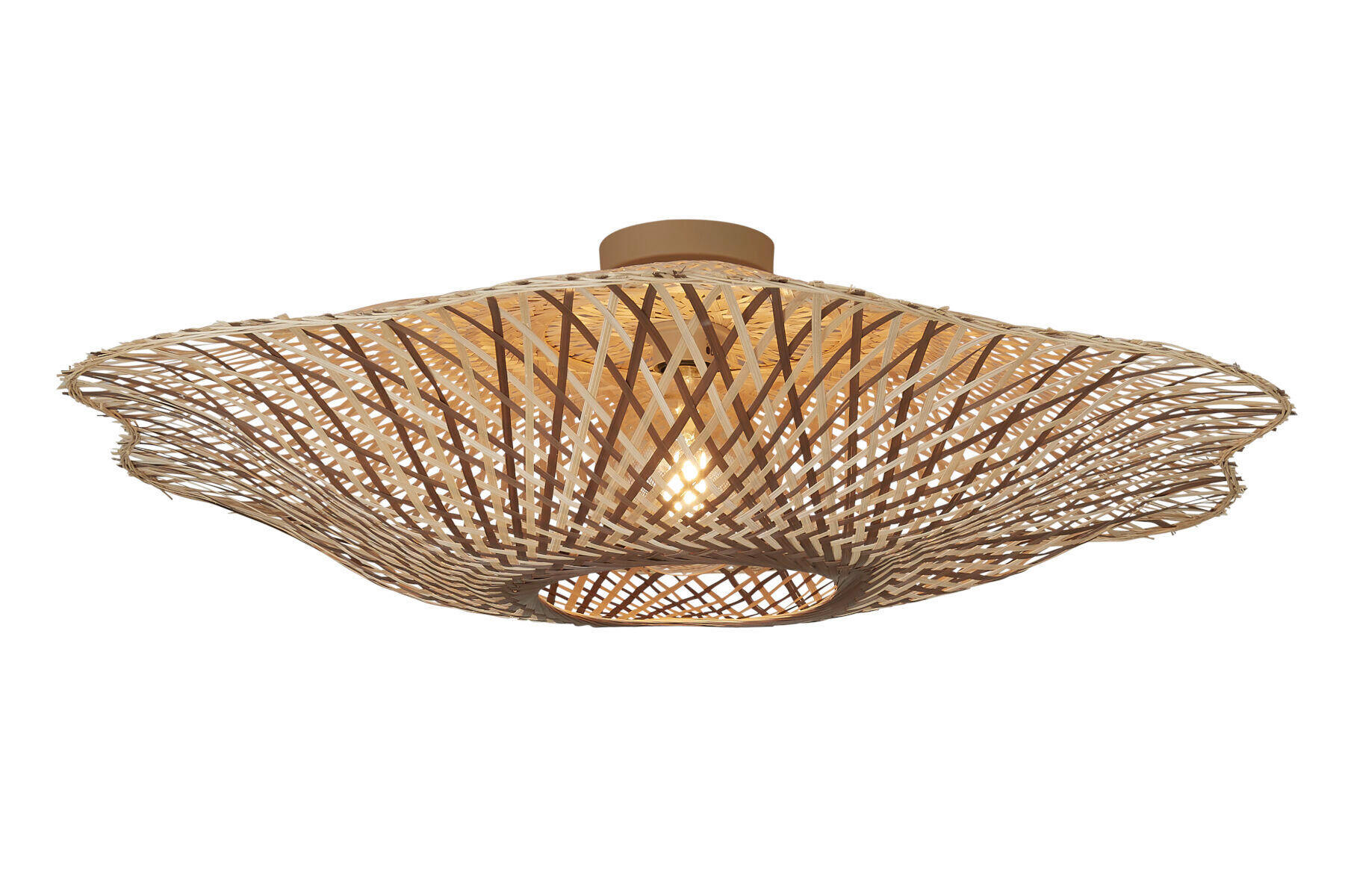 STROPNA SVETILKA Good & Mojo 87/20 cm   - naravne barve, Basics, naravni materiali (87/20cm) - Good & Mojo