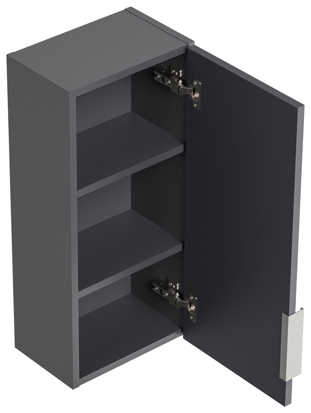 WASCHTISCHKOMBI 59,5 cm  - Graphitfarben/Weiß, Basics, Holzwerkstoff/Stein (59,5cm) - MID.YOU