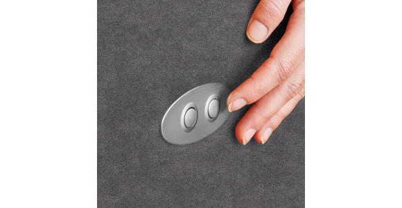 ECKSOFA  in Mikrofaser Grau  301/207 cm  - Schwarz/Grau, Design, Textil/Metall (301/207cm) - Xora