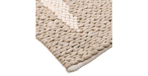 HANDWEBTEPPICH 160/230 cm Beige  - Beige, Natur, Textil (160/230cm) - Linea Natura