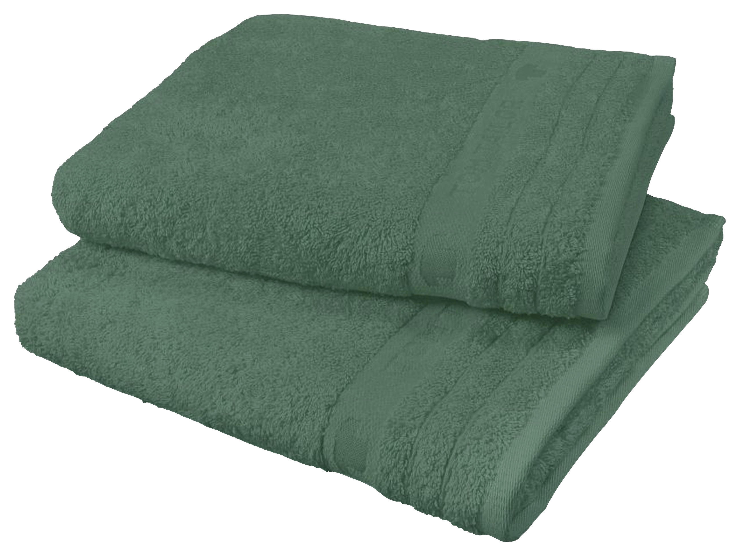 DUSCHTUCH 70/140 cm  - Dunkelgrau, KONVENTIONELL, Textil (70/140cm) - Tom Tailor