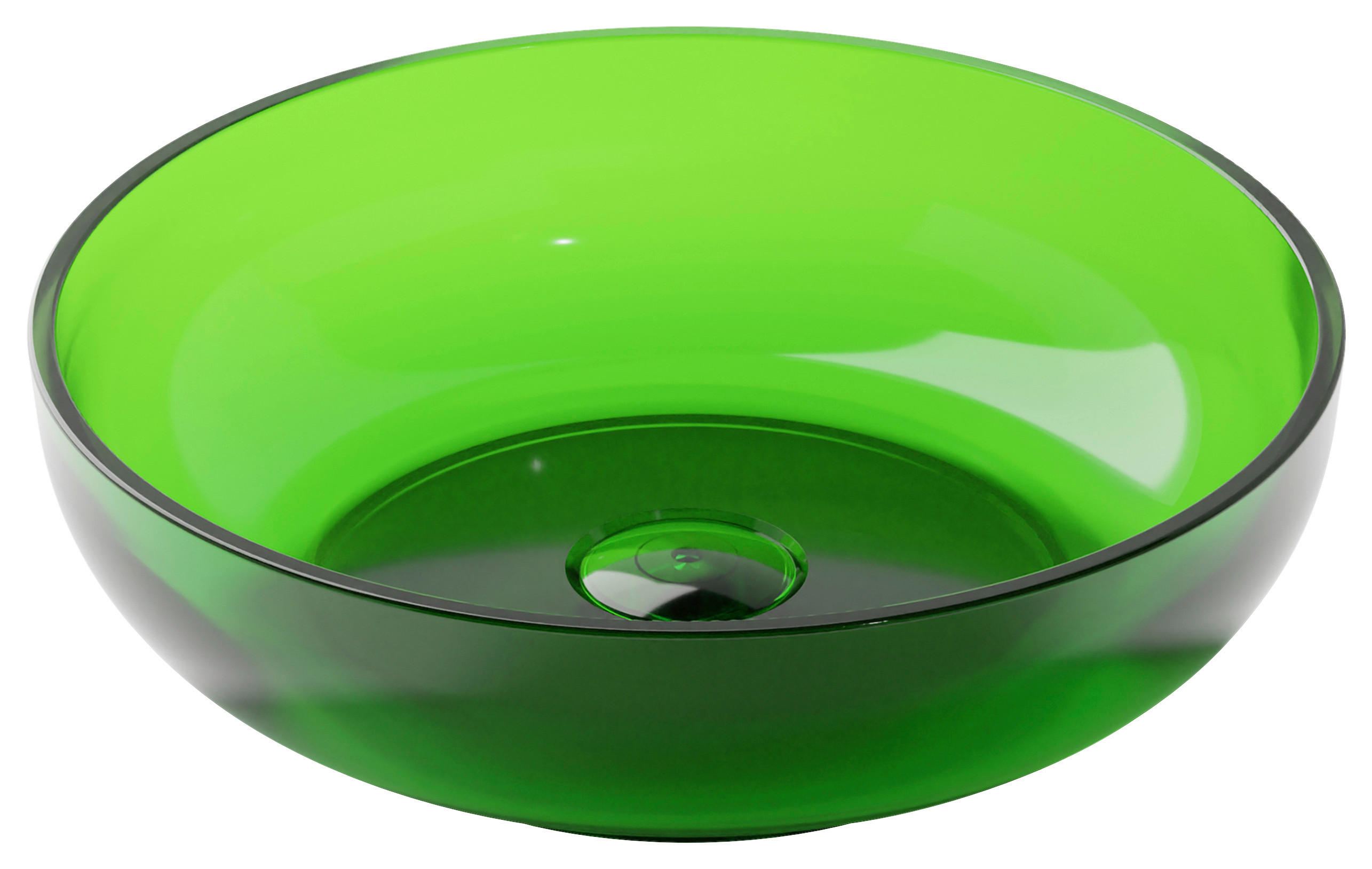 XXXLutz Waschbecken Steinberg Serie 489 Grün 40x12x40 cm