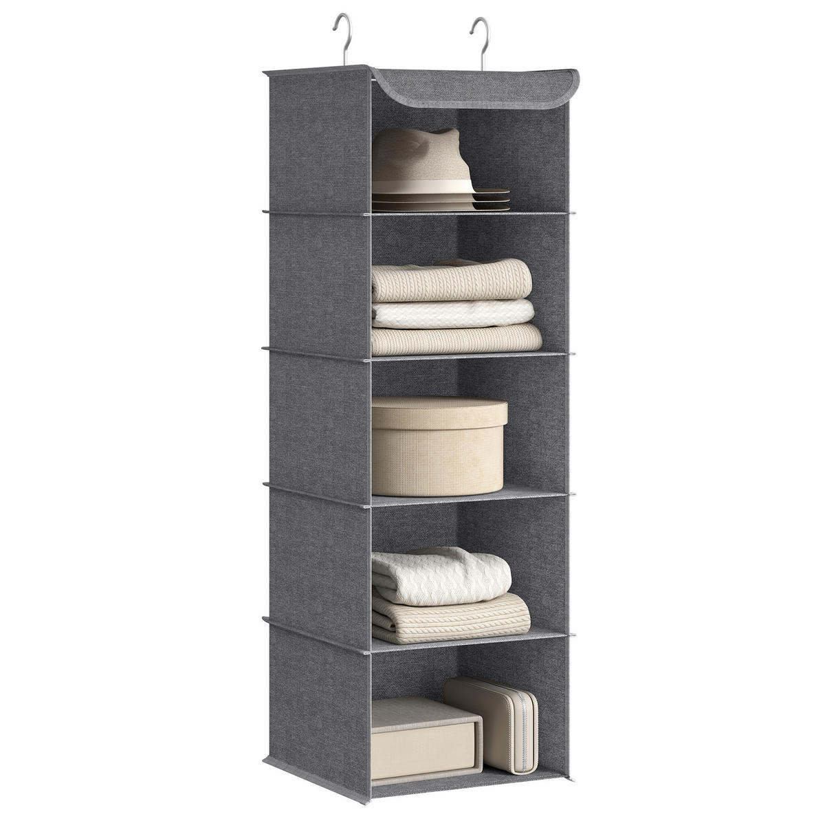 ORGANIZER     - Grau, Basics, Karton/Holz (30/90/30cm)
