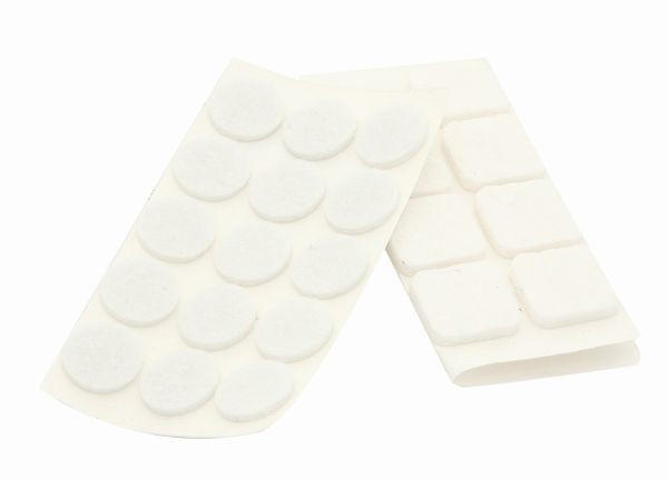 MÖBELTASSAR  per  m² - vit, Basics, textil (2,4cm)