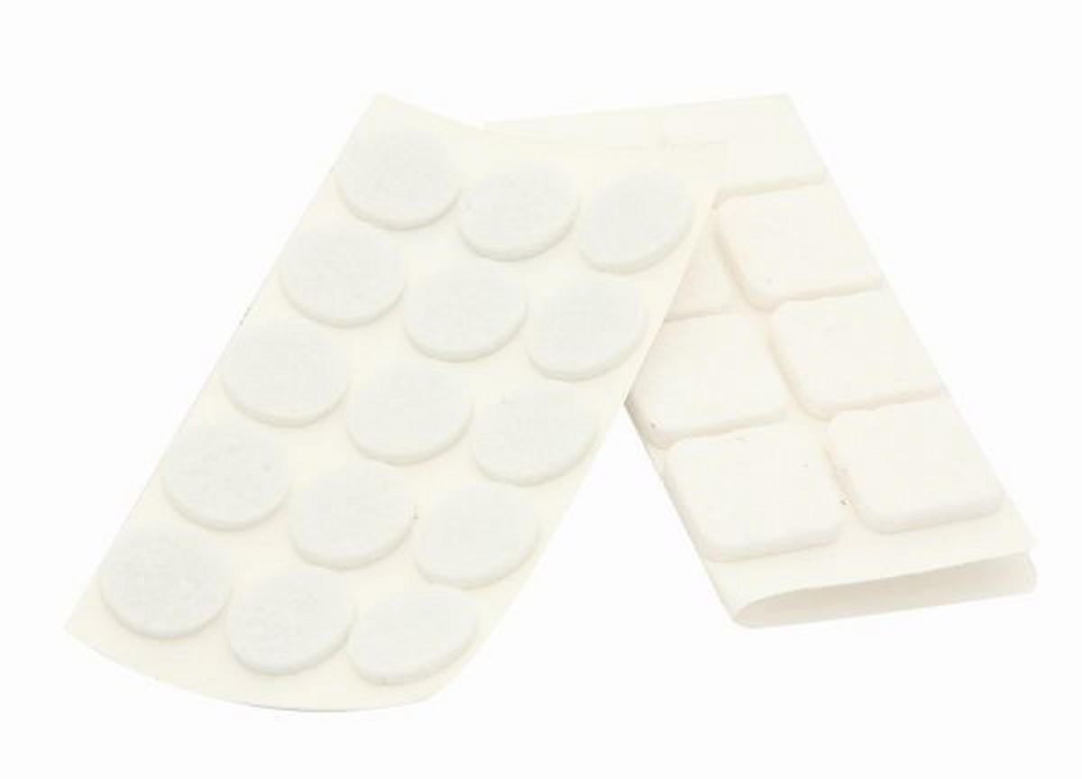 MÖBELTASSAR  per  m² - vit, Basics, textil (2/2cm)