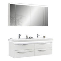 Bern tervezhető fürdőszoba bút - fehér, Konventionell, faalapú anyag (150cm) - Sadena