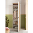 GARDEROBENSCHRANK  in 60/197/38 cm  - Kaschmir/Eichefarben, Basics, Holzwerkstoff/Kunststoff (60/197/38cm) - Xora