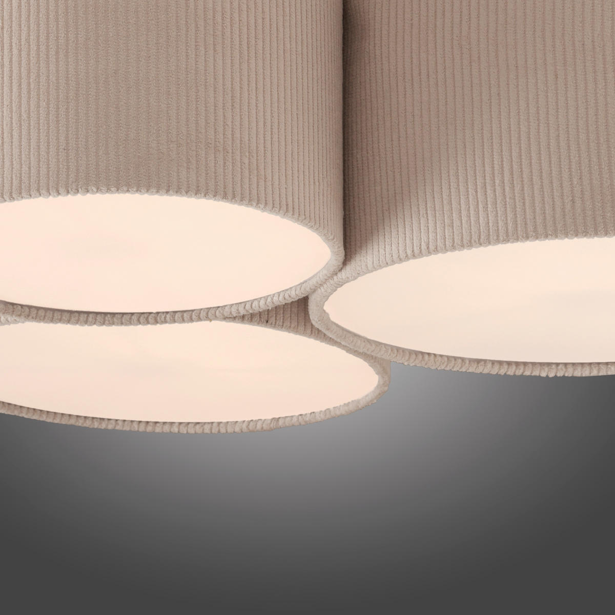 LED PLAFONJERA Duro  - bež, Osnovno, drvo/metal (67/56/21cm)