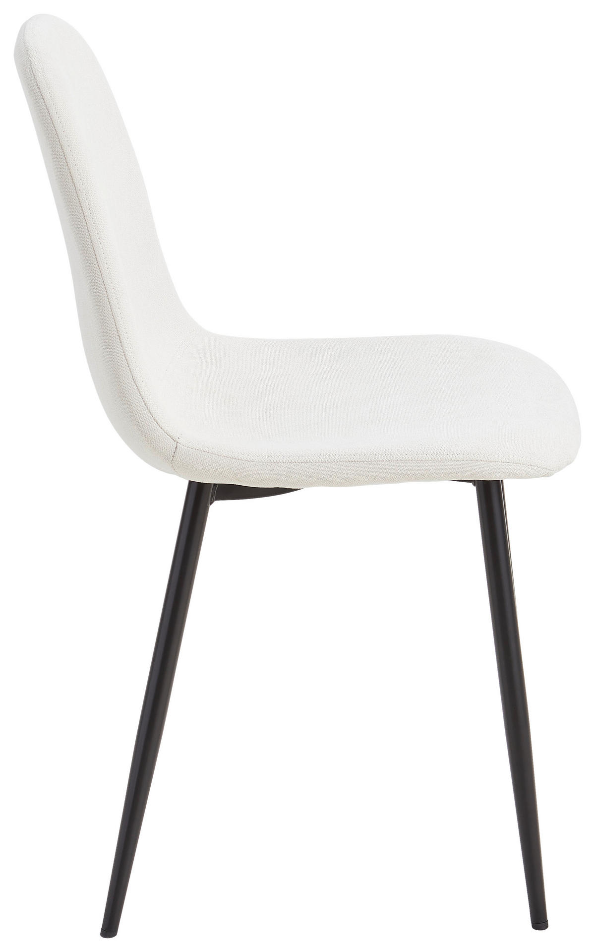 ŽIDLE, krémová - černá/krémová, Basics, kov/textil (43/85/54cm) - P & B