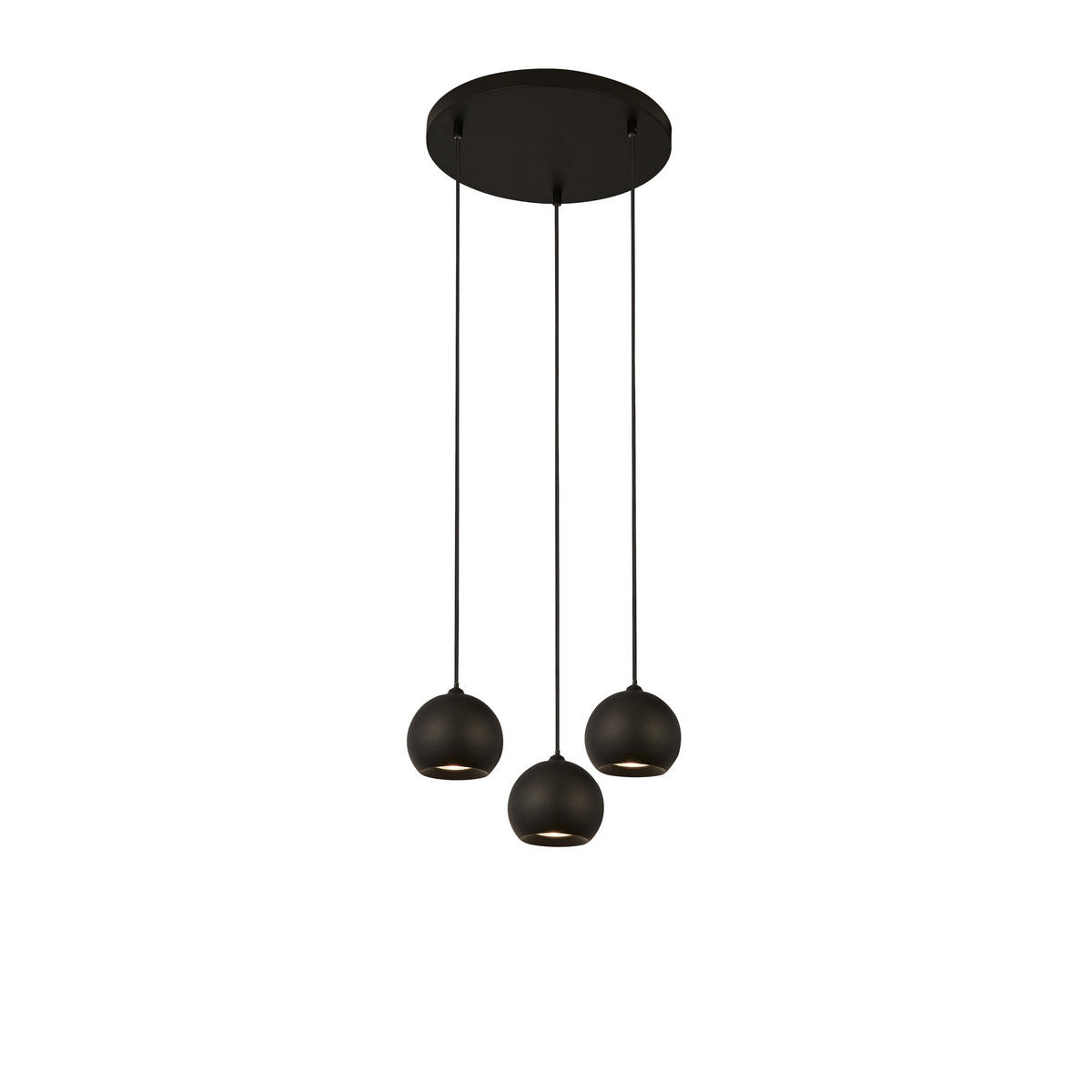 VISEČA NIHALNA SVETILKA  Eindhoven      39/200 cm      GU10 - črna, Design, kovina (39/200cm)