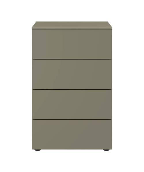 KOMMODE Primolar Garda  in 50/79/41 cm  - Hellgrau/Schwarz, Design, Holzwerkstoff/Kunststoff (50/79/41cm) - Xora