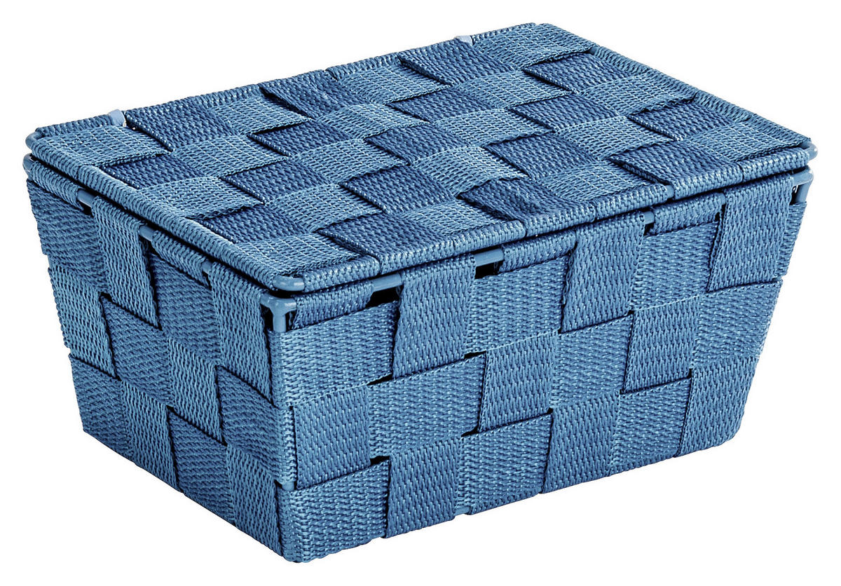 KOŠÍK petrolejová - petrolejová, Basics, plast (19/10/14cm)