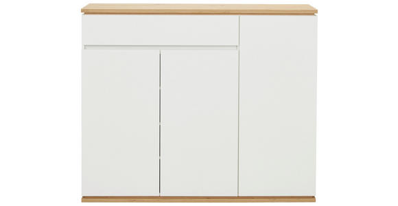 SCHUHSCHRANK 135/112/38 cm  - Schwarz/Weiß, Design, Holzwerkstoff/Kunststoff (135/112/38cm) - Xora