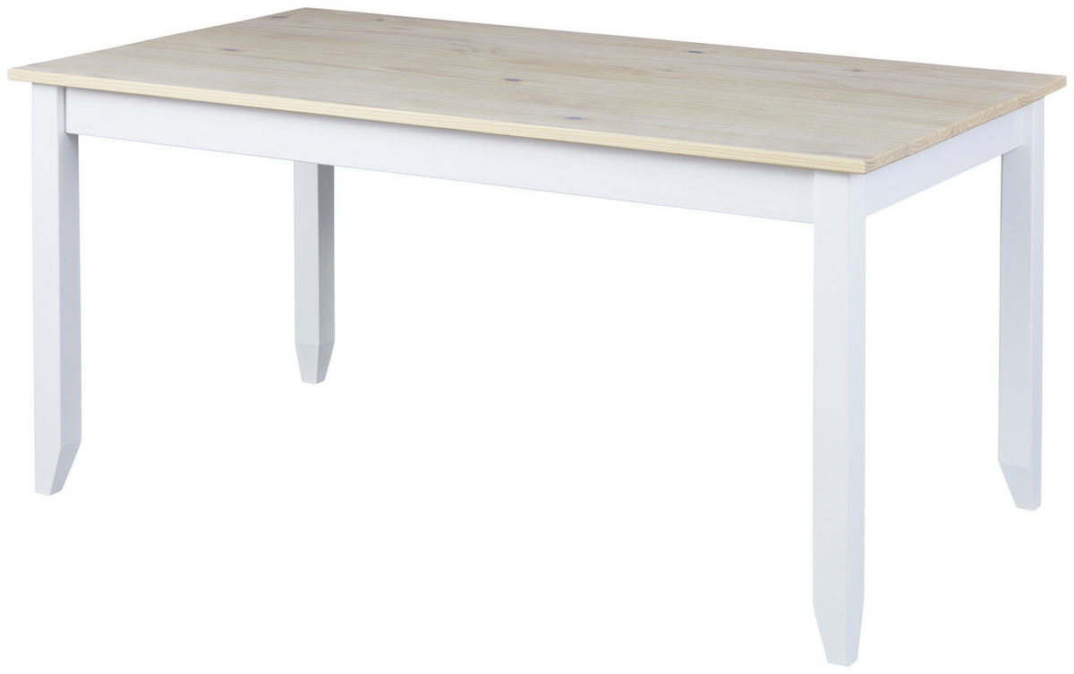 STOL ZA BLAGOVAONICU  bijela, bež  drvo      - bijela/bež, Basics, drvo (160/75/90cm) - MID.YOU